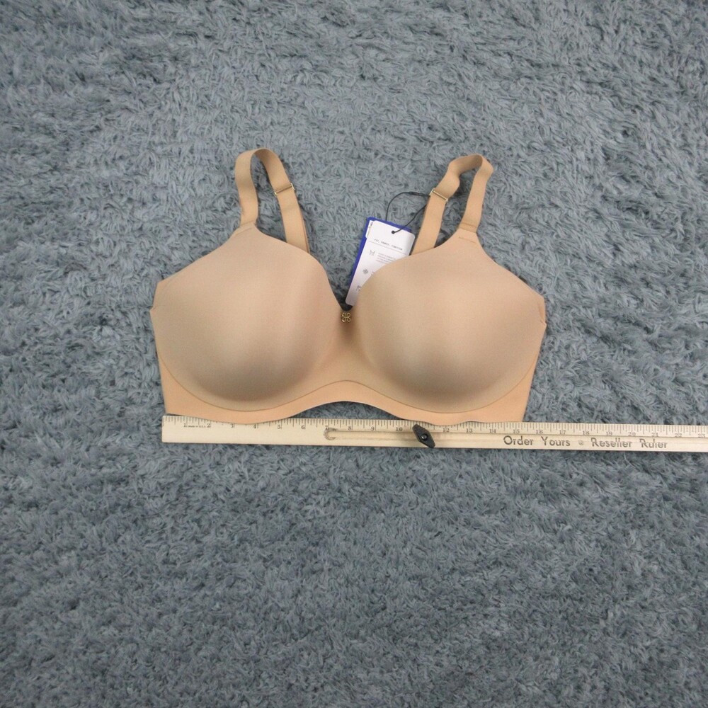 Honeylove T-Shirt Bra Womens 40DD Beige Wireless Molded Seamless Medallion NWT